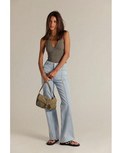 Free People Multicolor Firecracker Flare Jeans