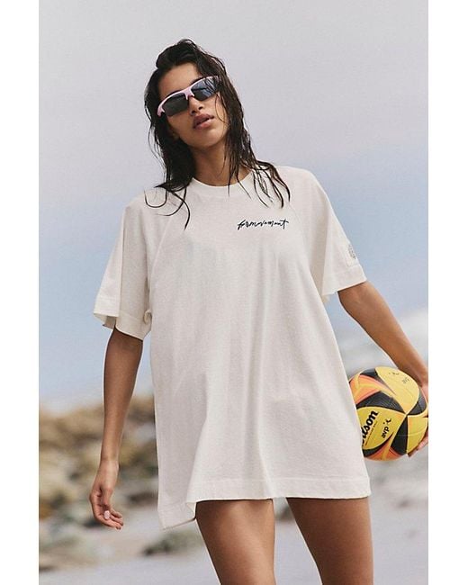 Fp Movement White Icon Logo Tee