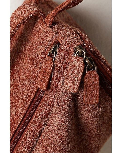 INTENTIONALLY ______ Brown Oregon Brushed Suede Backpack