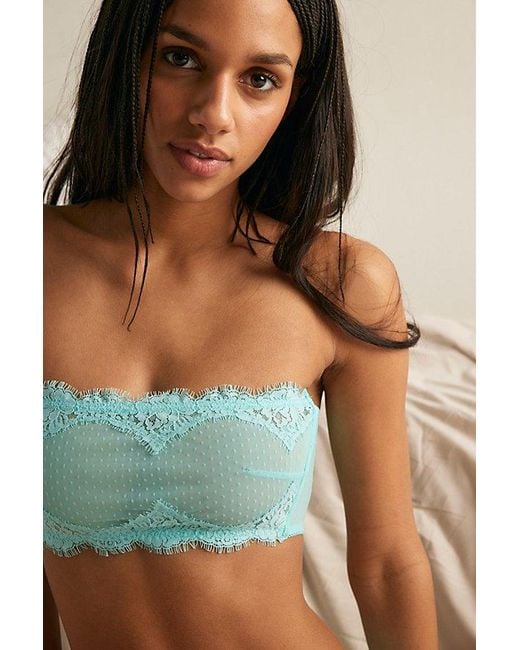 Free People Brown Fiona Mesh Bandeau By