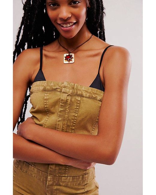 Free People Green Lucky Day One-piece