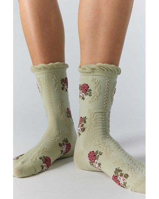 Free People Multicolor Wildflower Trouser Socks