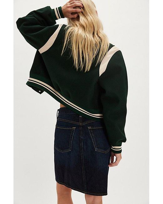 Citizens of Humanity Blue Etta Pencil Skirt