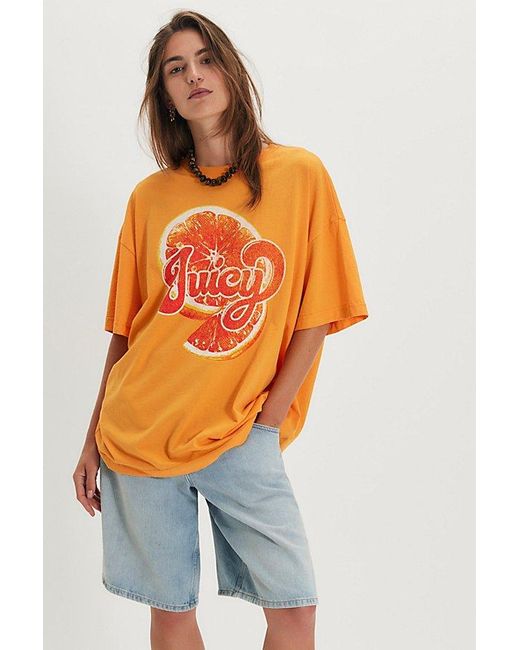 Ragabond Orange Harvest Vintage Wash Tee By