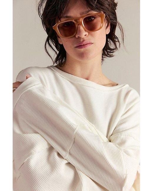 Free People Natural Total Eclipse Tee