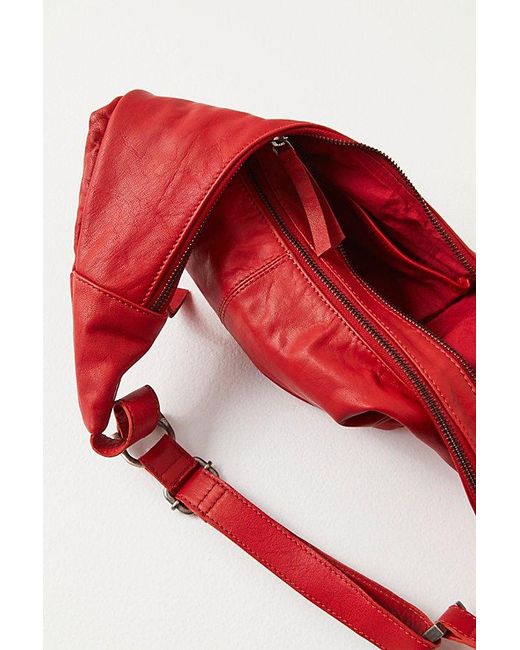 Free People Red Idle Hands Sling