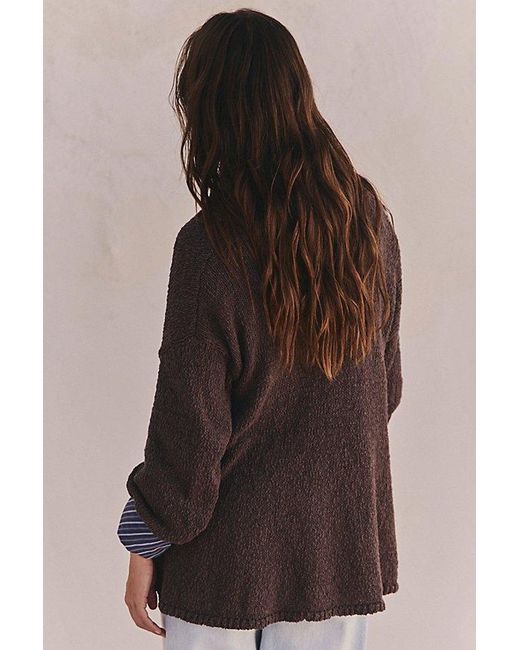 Free People Brown Ren Sweater Pullover