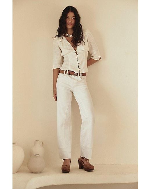 free-est White Breanna Top By