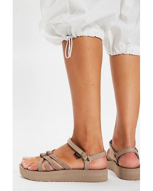 Teva Brown Midform Kena Slim Sandals