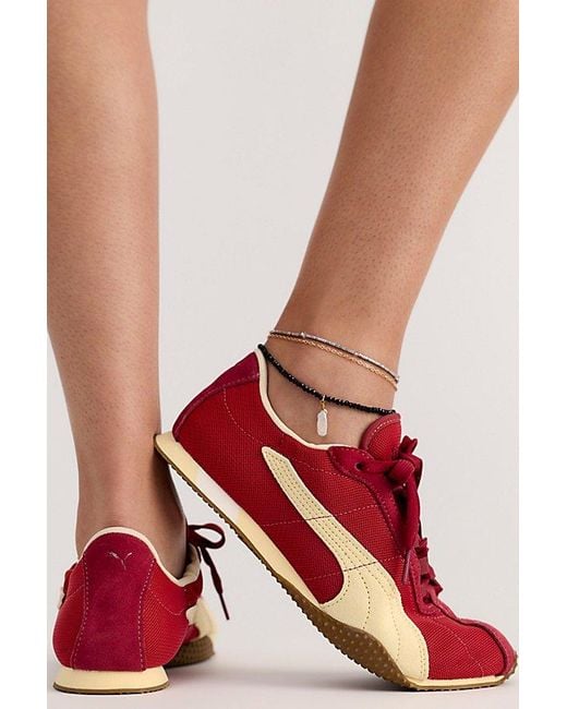 PUMA Red H-Street Elastic Sneakers