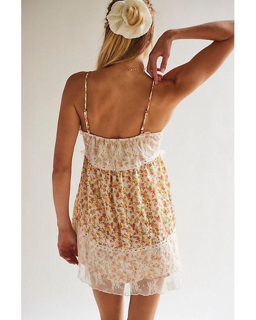 Free People Multicolor Tell Me More Mini Slip