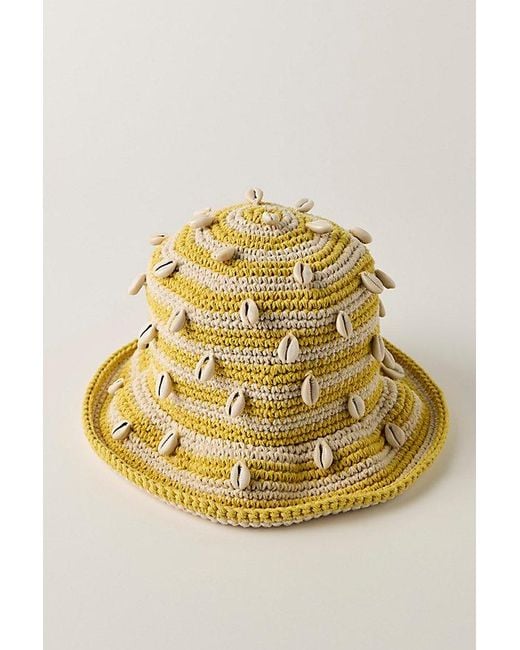 Beta Astral Metallic Beta Al Pora Stripes And Shells Hat By