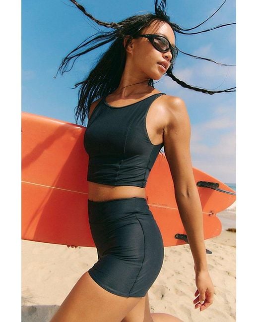 Strait The Label Blue Mo'Orea Surf Top