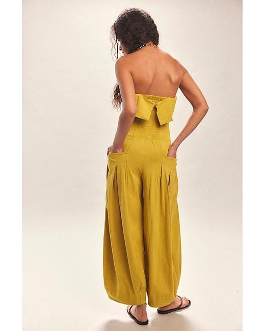 Free People Yellow Sonder One-Piece