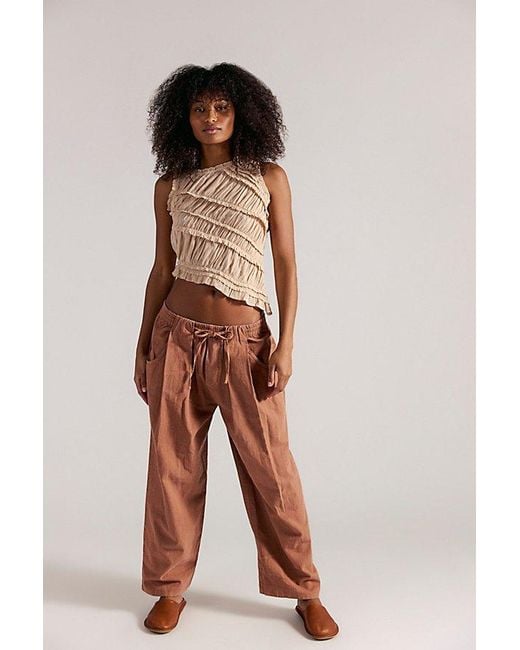Free People Multicolor Chambers Laidback Pull-On Pants