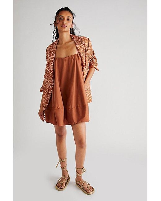 free-est Orange Struttin' Mini Dress