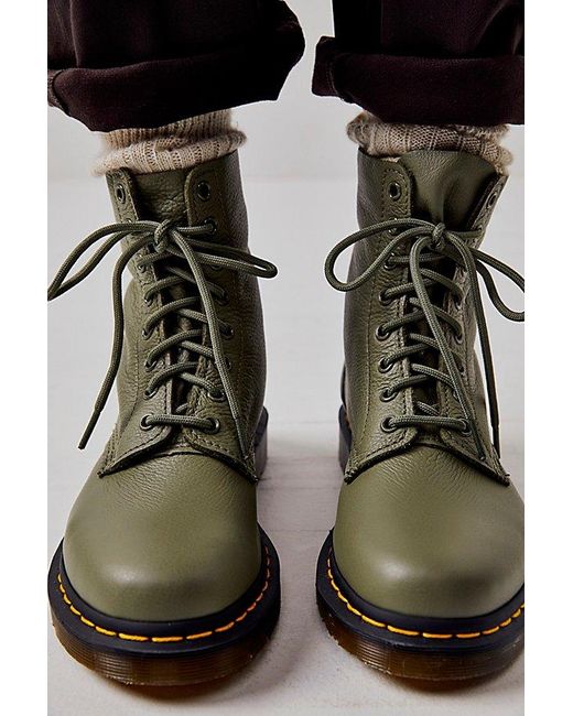 Dr. Martens Black 1460 Pascal Virginia Lace-up Boots