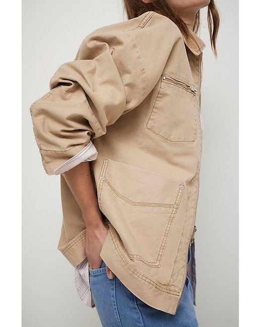Free People Natural Easy That Canvas Jacket