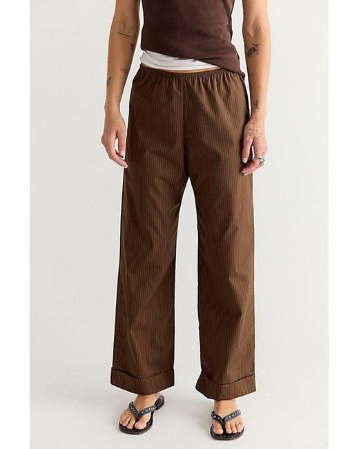 DONNI. Multicolor Pop Pinstripe Simple Pants