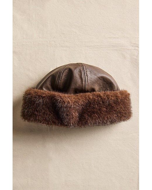 Free People Black Vegan Cozy Fisherman Hat
