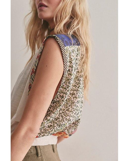 Free People Multicolor Sadie Muscle Tee