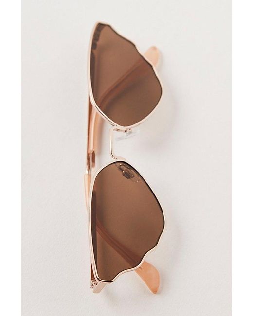 Free People Multicolor Little Wing Novelty Sunglasses