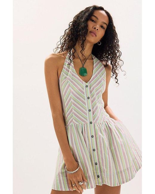 Free People Multicolor Clean Break Mini Dress