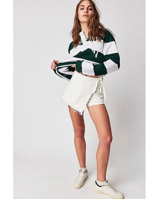 Free People White We The Free Emmy Denim Skort