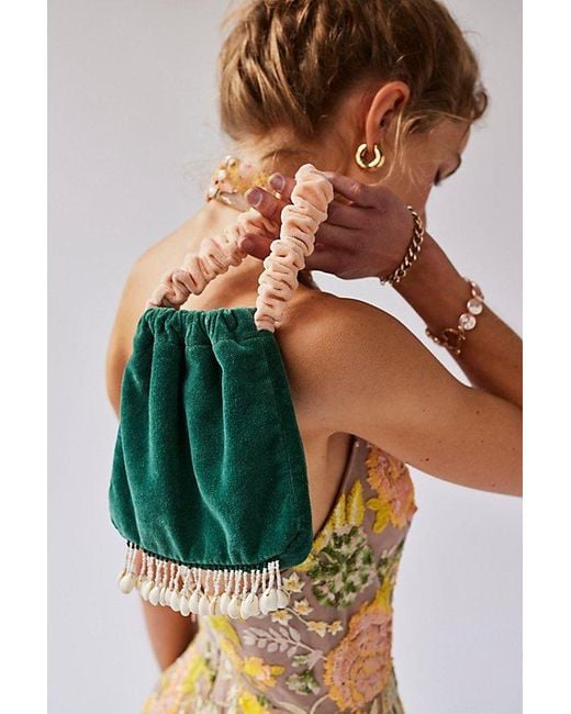 Free People Multicolor Vancouver Velvet Clutch