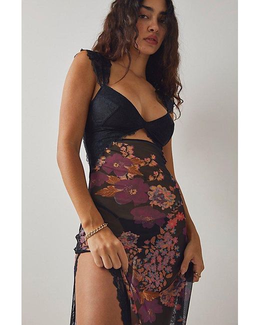 Intimately By Free People Multicolor Suddenly Fine Maxi Slip