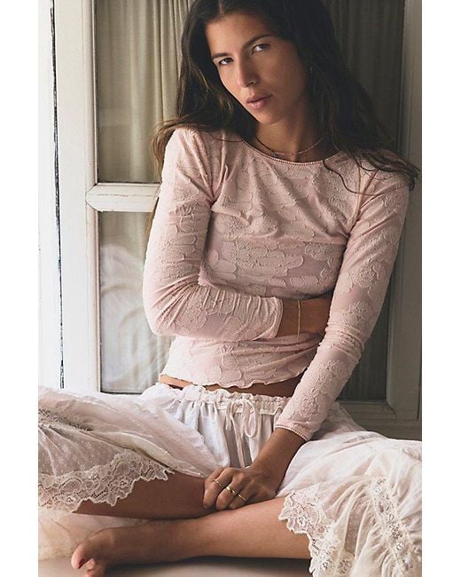 Intimately By Free People Brown Night Shift Layering Top By
