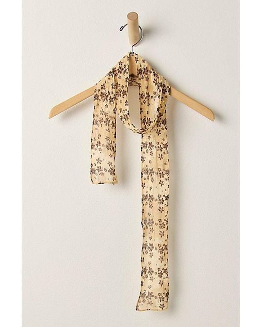 Free People Natural Ultra Skinny Scarf