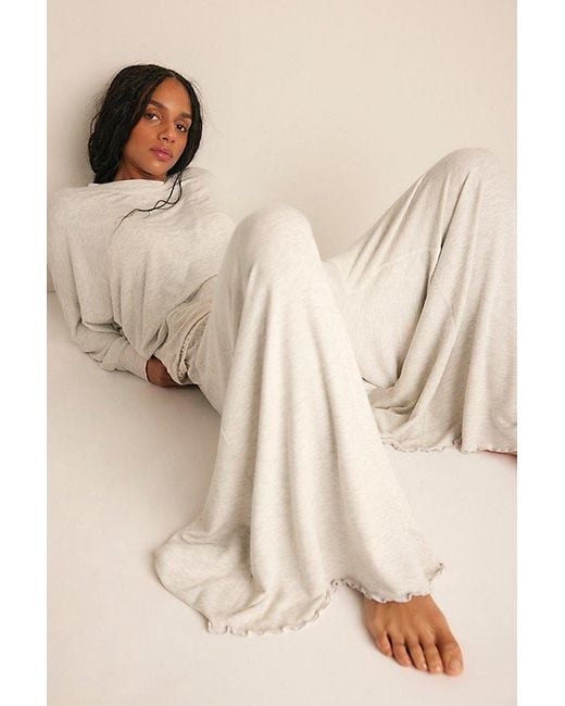 Intimately By Free People Natural Dream State Lounge Trousers By