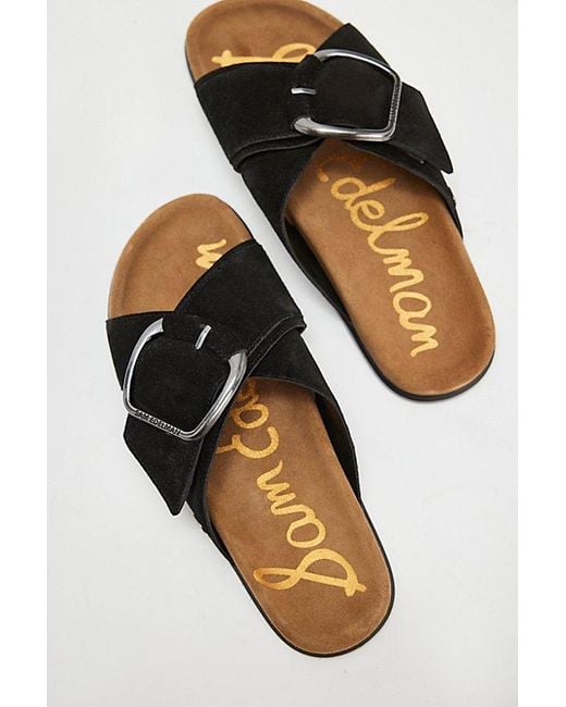 Sam Edelman Blue Darla Slip-On Sandals By