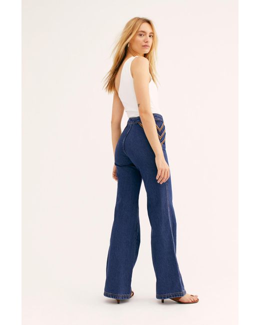 Denim Over The Rainbow Flare Jeans 