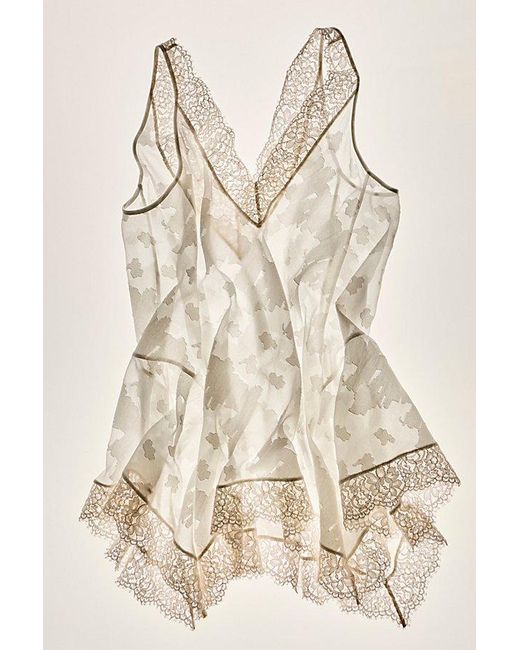 Free People Brown Maybe Baby Mini Slip Dress