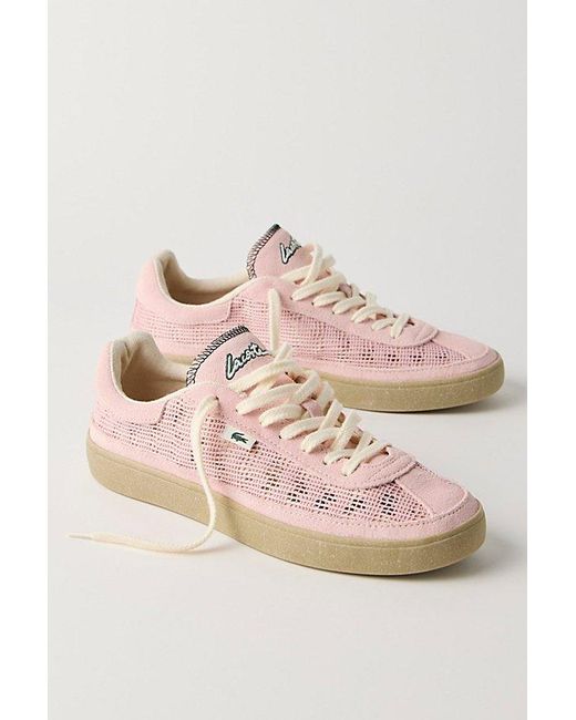 Lacoste Pink Baseshot Lite Sneakers