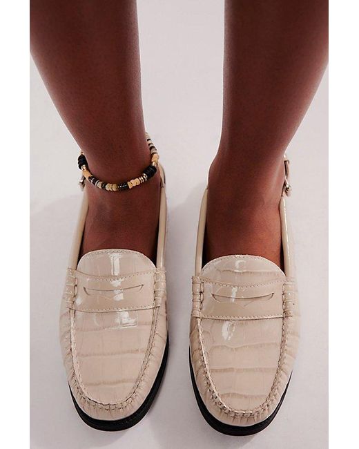 G.H.BASS Brown G. H. Bass Whitney Slingback Loafers