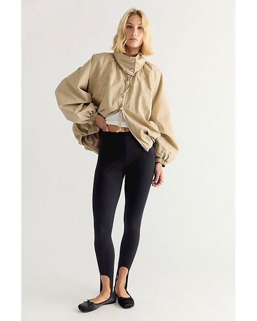 Free People Black Stirrup Slim Pants