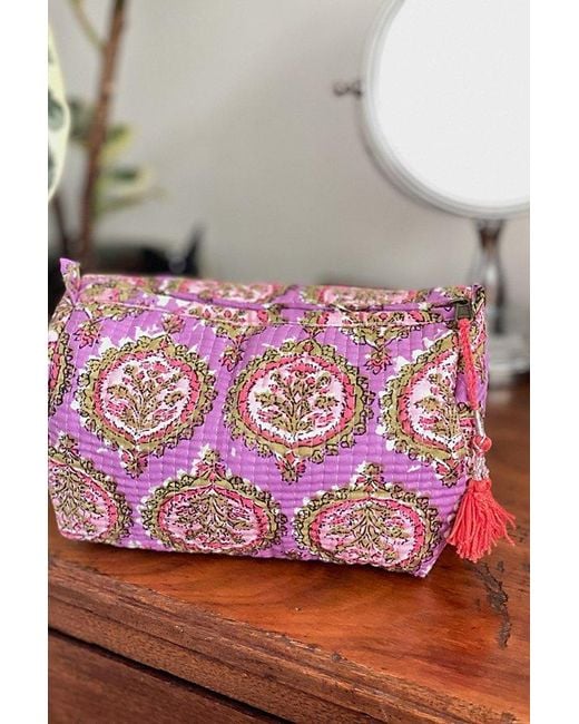 Be Deva Pink Indi Cosmetic Bag