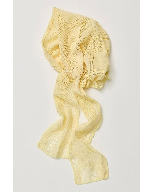 Free People Yellow Mellody Hair Scarf