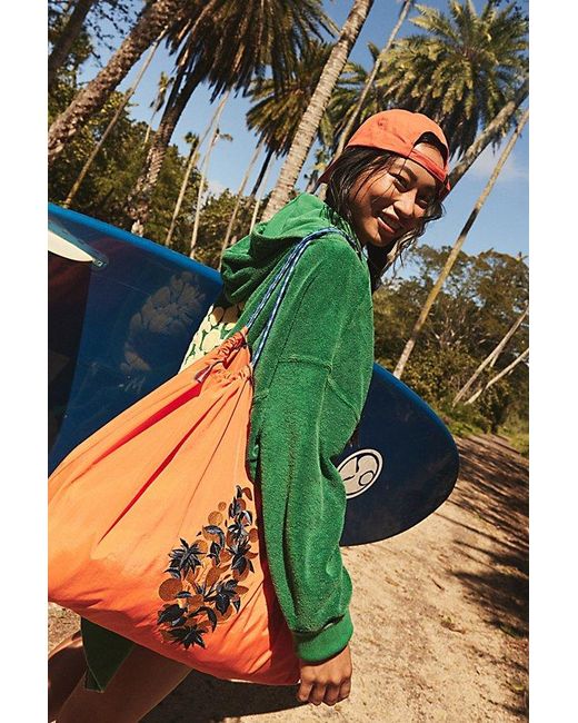 Fp Movement Orange Blooming Buti Tote Bag