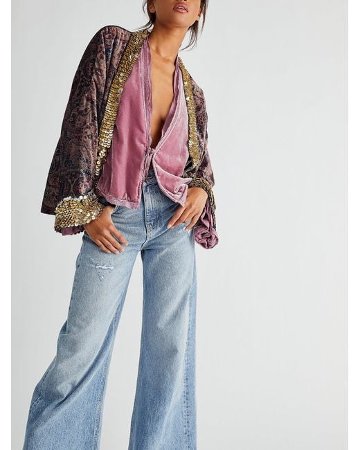 Free people velvet jacket best sale