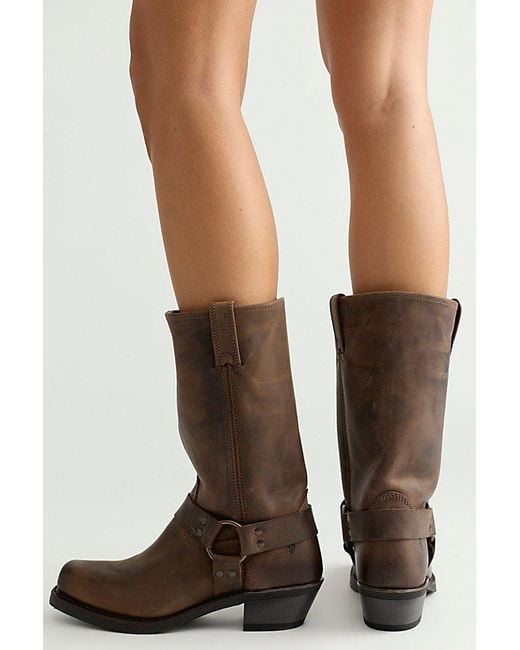 Frye Gray Harness 12R Boots