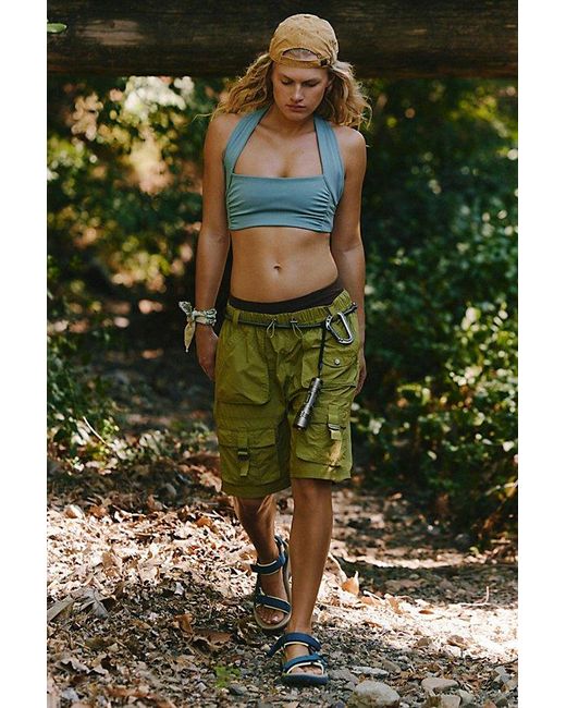 Fp Movement Green Don'T Let Go Sports Bra
