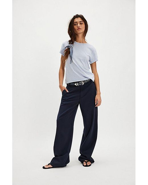 Free People White Nova Tee