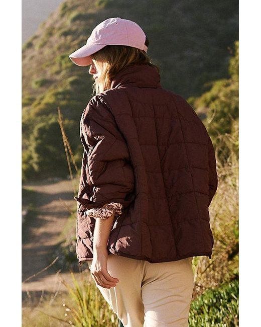 Fp Movement Brown Pippa Packable Puffer Jacket