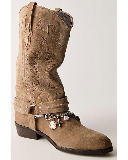 Free People Brown Charmed Boot Swag