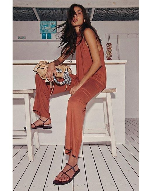 free-est Black Party Perfect Pant Set By