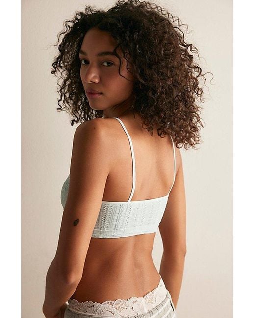 Intimately By Free People Blue Heirloom Seamless Bralette By